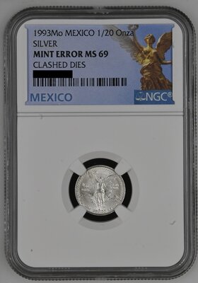 Mexico Libertad 1993 Mint Errror Clashed Dies 1_20oz MS69.jpg