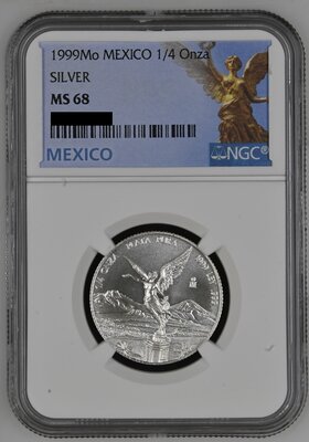 Mexico Libertad 1999 1_4oz Reverse MS68.jpg